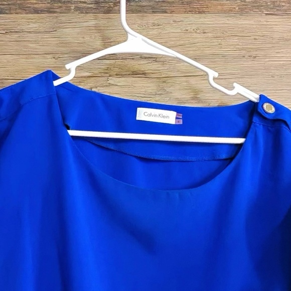 Calvin Klein Royal Blue Midi Dress - Picture 2 of 12